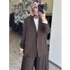 Kahma Tensel Ceket Şalvar Pantolon Takım