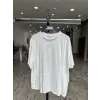 Kahma YakasıTaşlı Yarım Kol Bluz