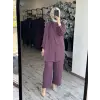 Almarwah Yakası Kemer Detaylı Tunik Pantolon Takım 202886