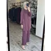 Almarwah Yakası Kemer Detaylı Tunik Pantolon Takım 202886