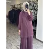 Almarwah Yakası Kemer Detaylı Tunik Pantolon Takım 202886