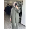 Almarwah Yakası Kemer Detaylı Tunik Pantolon Takım 202886
