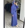 Almarwah Geniş Manşetli İpeksi Elbise 905018D