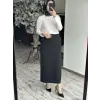 Almarwah Astarlı Krep Kalem Etek 90701