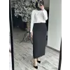 Almarwah Astarlı Krep Kalem Etek 90701