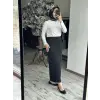 Almarwah Astarlı Krep Kalem Etek 90701