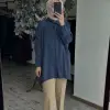 QooQ Store Yarasa Kol Gömlek 26SS233