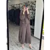 Qoos Store  Sasha Bluz Şalvar Pantolon Takım
