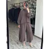 Qoos Store  Sasha Bluz Şalvar Pantolon Takım