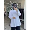 Almarwah Yanı Yırtmaçlı Poplin Tunik 102218