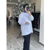 Almarwah Yanı Yırtmaçlı Poplin Tunik 102218