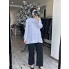 Almarwah Yanı Yırtmaçlı Poplin Tunik 102218