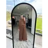 Kahma Kraşlı Gömlek Pantolon Takım