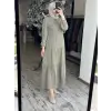 Kayra Kat Detaylı Tencel Elbise KA23022