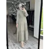 Kayra Kat Detaylı Tencel Elbise KA23022
