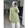 Kayra Nakış ve Büzgü Detaylı Tencel Kap KA81034