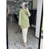 Kayra Nakış ve Büzgü Detaylı Tencel Kap KA81034