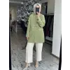 Kayra Nakış ve Büzgü Detaylı Tencel Kap KA81034
