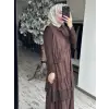 Misswhence Yelekli Dikiş Ve Brode Detaylı Elbise 39834