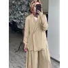 Kahma Tensel Ceket Şalvar Pantolon Takım