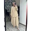 Kahma Tensel Ceket Şalvar Pantolon Takım
