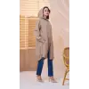 Misswhence Dikiş Detaylı Fermuarlı Kapüşonlu Tencel Kap 39406