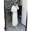 Kahma Nakış İşlemeli Gömlek Elbise