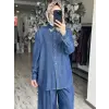 Kahma Tensel Kot Tunik Pantolon Takım