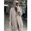 Almarwah Keten Ceket Pantolon Takım 202980