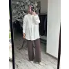 Almarwah Patlı Keten Gömlek 101014