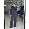 Qupra Petek Dokulu 3 lü Tunik İçlik Pantolon Takım WAD1298
