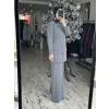 Qupra Petek Dokulu 3 lü Tunik İçlik Pantolon Takım WAD1298