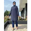 Kayra Nakış Ve Kemer Detaylı Gömlek KA21063