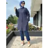 Kayra Nakış Ve Kemer Detaylı Gömlek KA21063