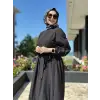 Almarwah Pul detaylı Poplinl Elbise 303901