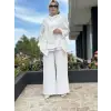 Almarwah Pamuk Astarlı Rahat Keten Pantolon 606122