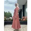 Misswhence Parça Detaylı Viscon Tencel Elbise 39844