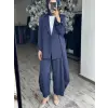 Kahma Tensel Ceket Şalvar Pantolon Takım