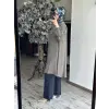Misswhence Fermuar ve Cep Kapak Detaylı Cupra İpek Gömlek / Kap 39310