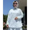 Kahma Nakış işlemeli Gömlek