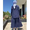 Kahma Nakış işlemeli Gömlek