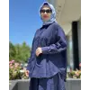 Kahma Nakış işlemeli Gömlek