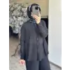 Almarwah Hakim Yaka Tencel Gömlek Pantolon Takım 203042