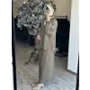 Almarwah Kolları Büzgülü Düğmeli Tencel Ceket 405024