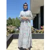 Misswhence Parça Detaylı Viscon Tencel Elbise 39844