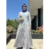 Misswhence Parça Detaylı Viscon Tencel Elbise 39844