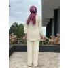 Qupra Brit Detaylı Tensel Tunik Pantolon Takım WAD12130