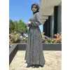 Misswhence Çiçek Desenli Viscon Elbise 39844C