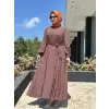 Misswhence Çiçek Desenli Viscon Elbise 39844C
