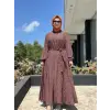 Misswhence Çiçek Desenli Viscon Elbise 39844C